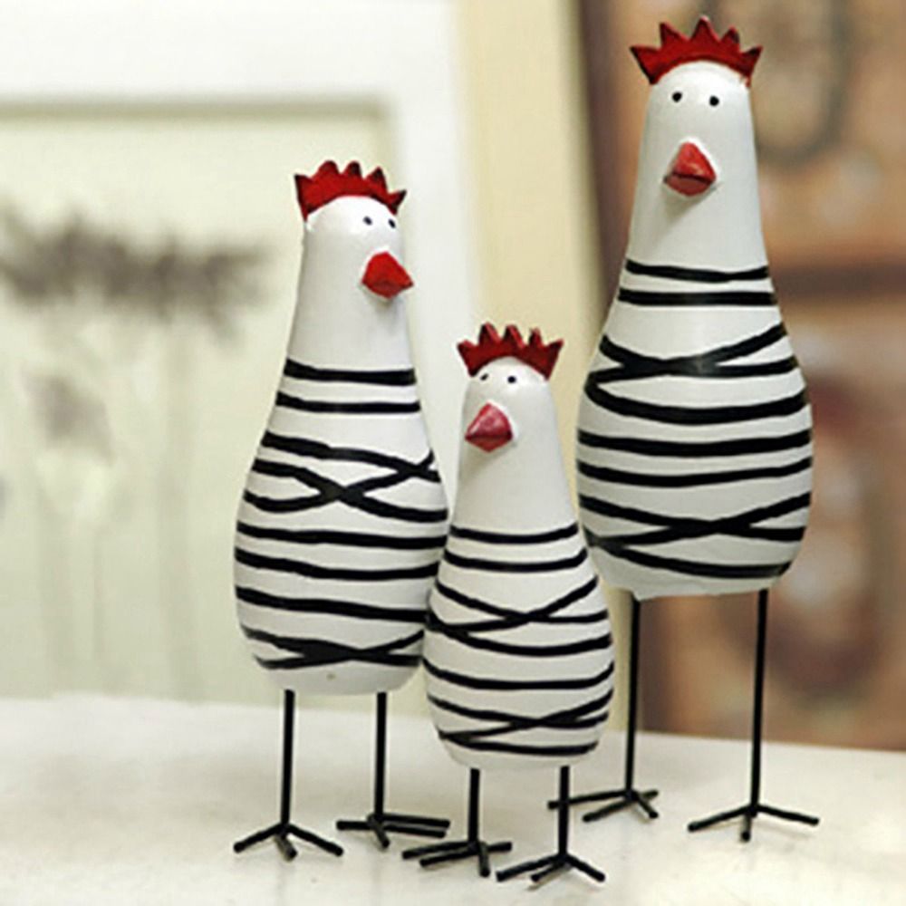 Chisel Set Wood - Statue de coq de dessin animé