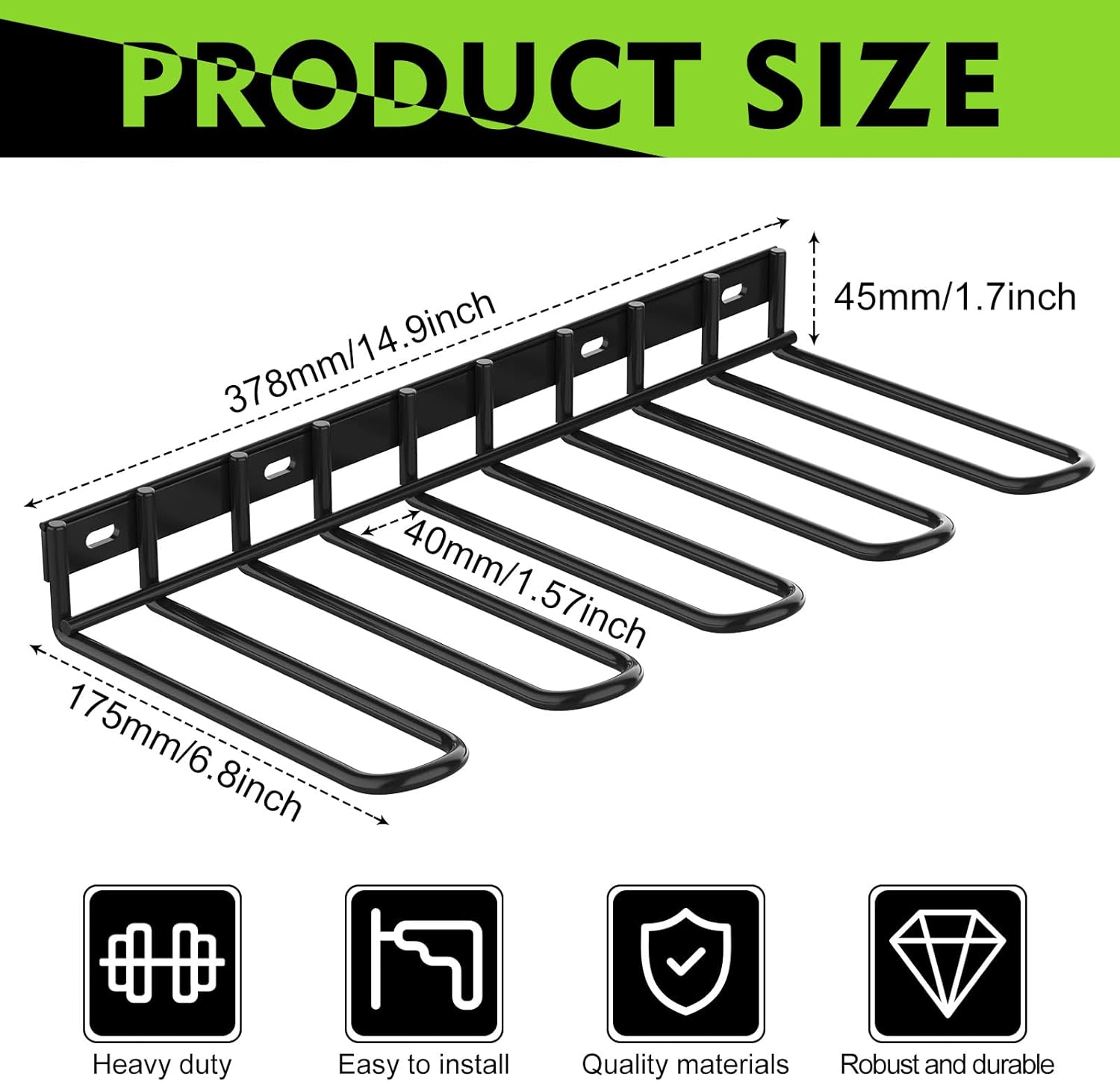 Workshop Tools Holder - Organisateur d'outils électriques VKKM, 4 emplacements,