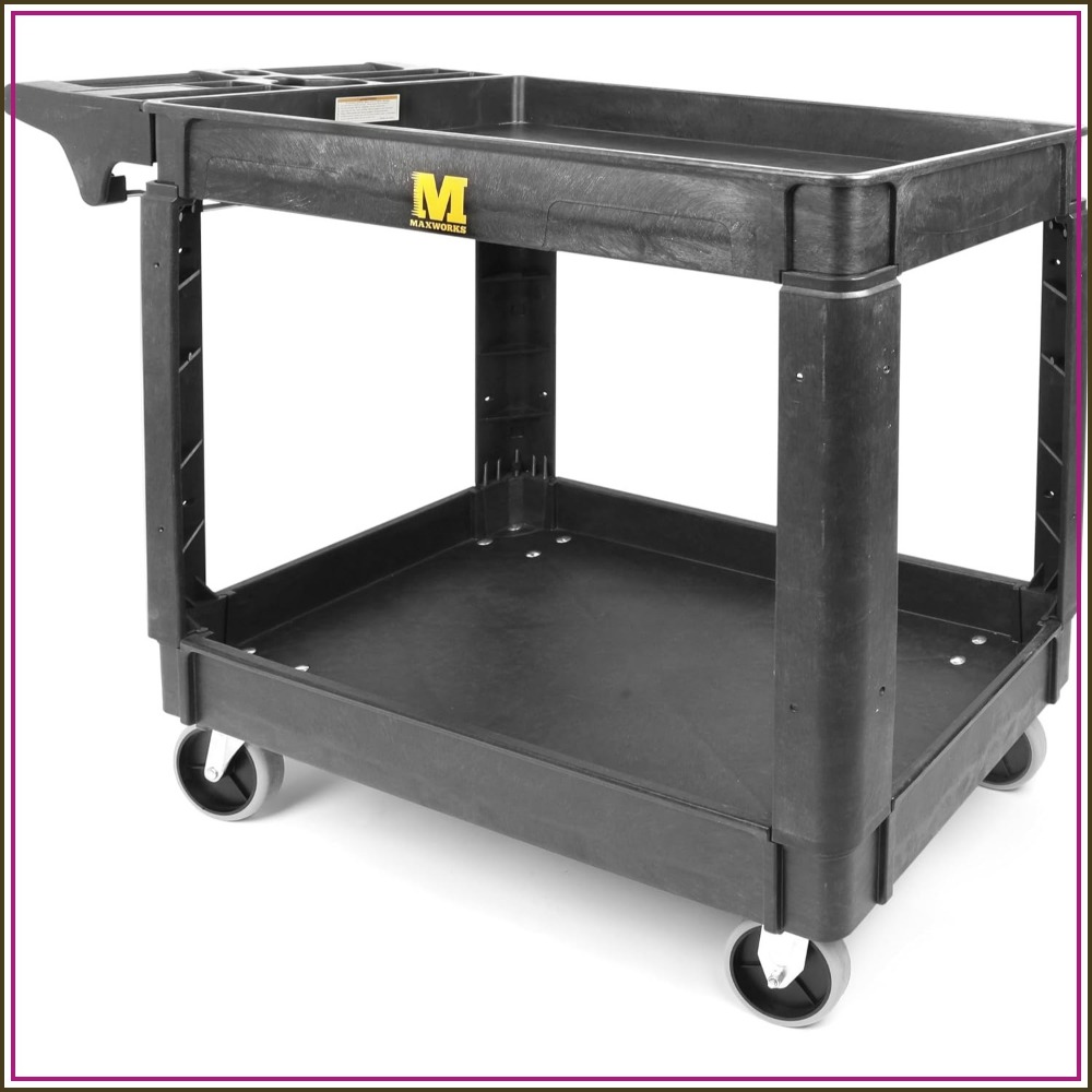 Chariot de service robuste à 2 - Workshop Tools Shelf avis et prix