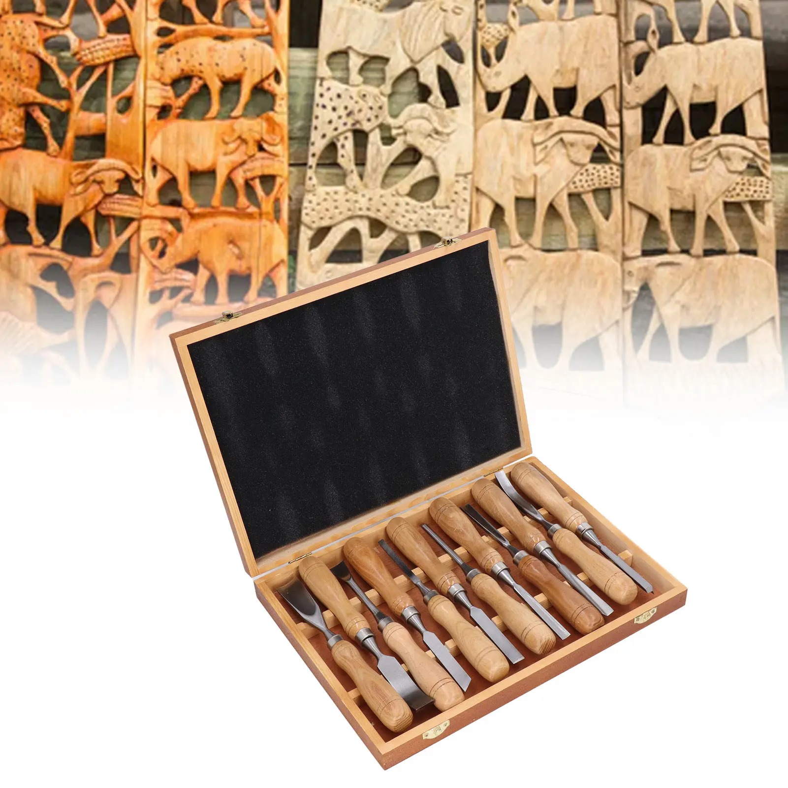 Ensemble de 12 outils de sculp - Chisel Set Wood avis et prix