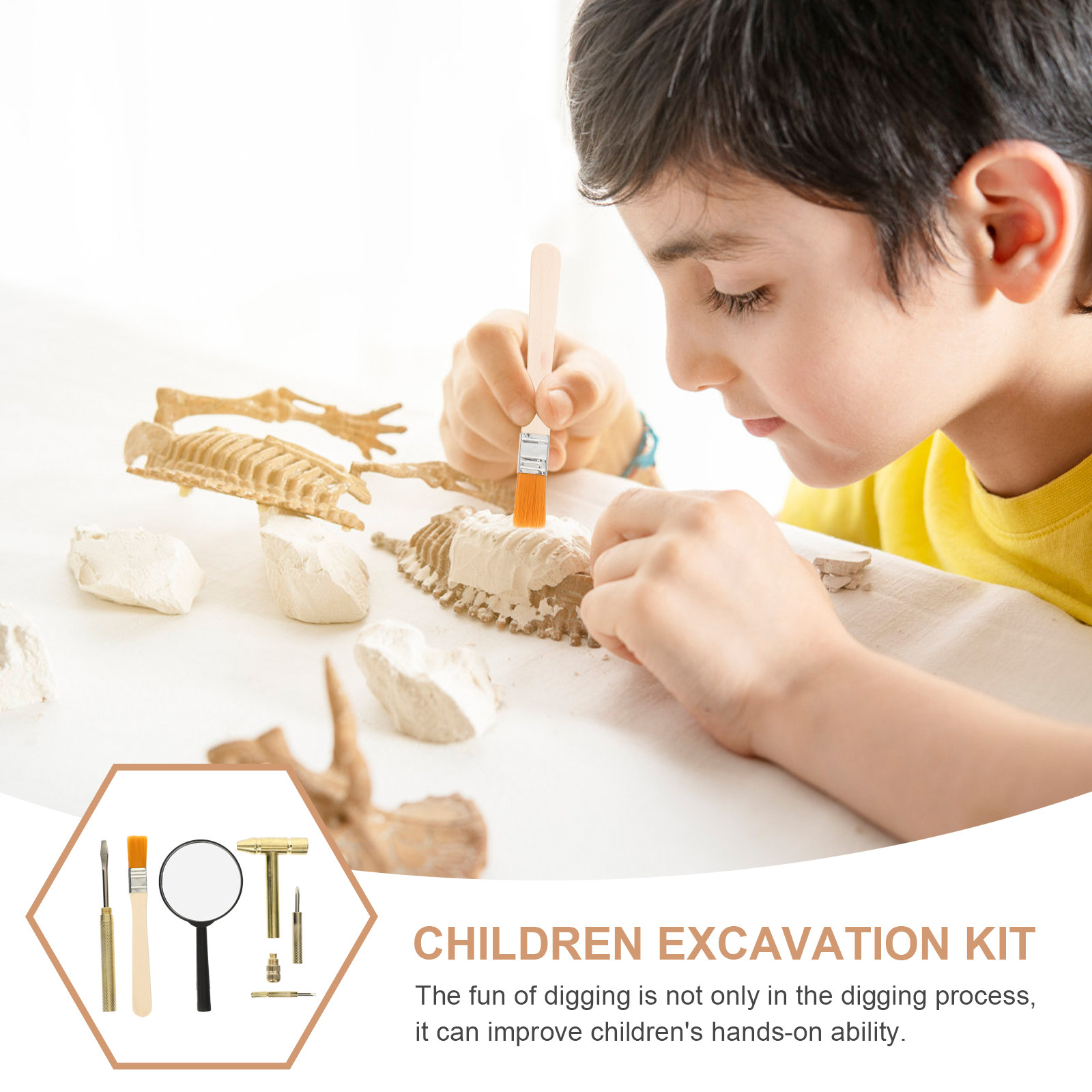 1 ensemble d'outils d'excavati - Chisel Set Wood avis et prix
