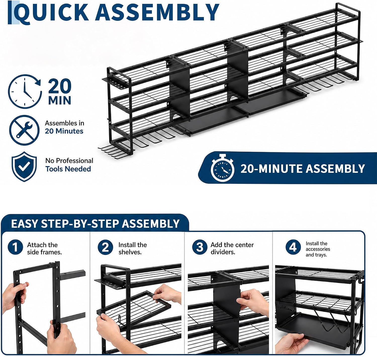 Organisateur mural robuste pou - Workshop Tools Shelf avis et prix