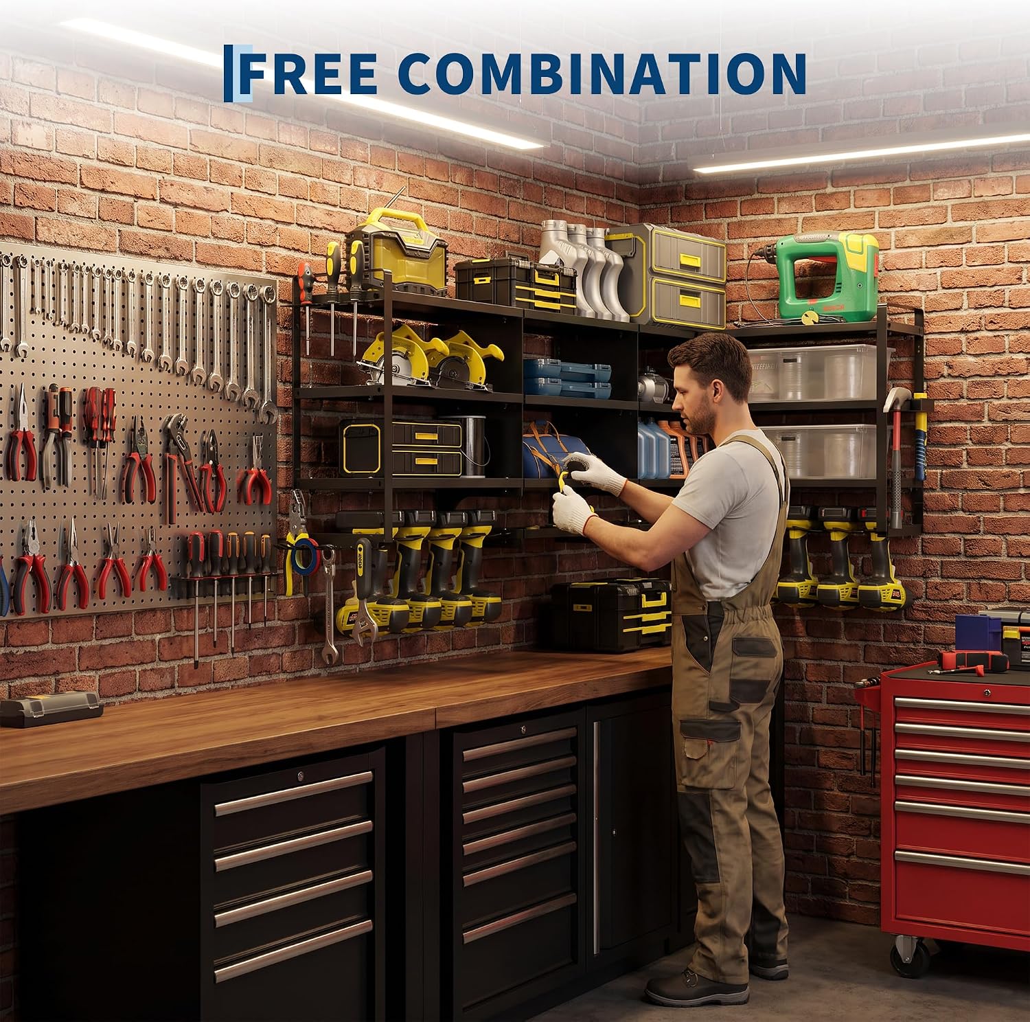 Organisateur mural robuste pou - Workshop Tools Shelf avis et prix
