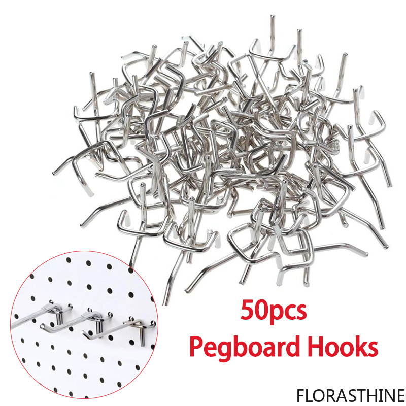 50 crochets pour panneau perfo - Workshop Tools Store avis et prix